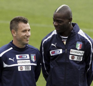 cassano e balotelli