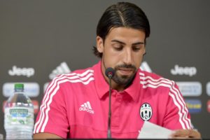 Foto LaPresse - Daniele Badolato15/07/2015 Torino ( Italia )Sport CalcioESCLUSIVA JUVENTUSJuventus, conferenza stampa di presentazione per Sami KhediraNella foto: Sami KhediraPhoto LaPresse - Daniele Badolato15 July 2015 Turin ( Italy )Sport SoccerJuventus, Sami Khedira press conferenceIn the pic: Sami Khedira