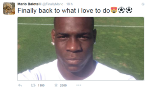 selfie balotelli