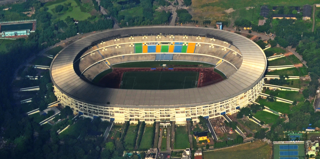 2 - Yuva Bharati Krirangan Stadium, India, 120.000