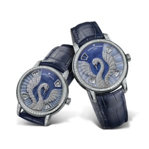 Métiers d'Art Swan 86675/000G-B115 et 86677/000G-B116