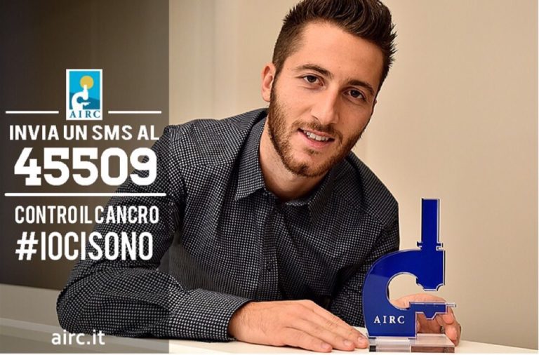 Andrea Bertolacci, testimonial AIRC