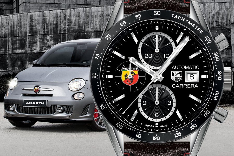 Abarth 500 Competizione: debutta la TAG Heuer Edition realizzata da Lapo  [FOTO]