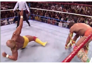 Hogan Leg drop sbagliato