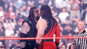 Undertaker vs kane face to face