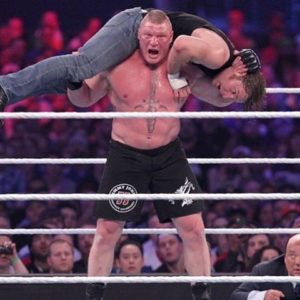 Brock Lesnar f5 Ambrose