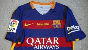 Maglia Barcellona celebrativa