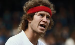 John McEnroe, mancino conosciuto come il “genio”, è stato numero 1 del mondo per quattro anni di seguito dal 1981 al 1984. È stato anche definito da molti il miglior giocatore di doppio della storia del tennis molti il miglior giocatore mancino naturale, fu protagonista sulla scena del tennis mondiale a cavallo degli anni ‘70-80. Era in grado di mascherare al meglio la direzione del servizio e di rendere estremamente difficoltosa la risposta degli avversari. Con un gioco fatto di tecnica sopraffina, serve and volley e sceneggiate impareggiabili con gli arbitri era un giocatore d'attacco. Dal legno alla grafite McEnroe ha dominato il mondo del tennis risultando l'ultimo numero 1 delle racchette di legno e il primo numero con le racchette in grafite.