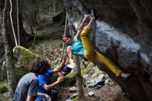 Valtellina 1-3-03 bouldering in val di mello - foto melloblocco