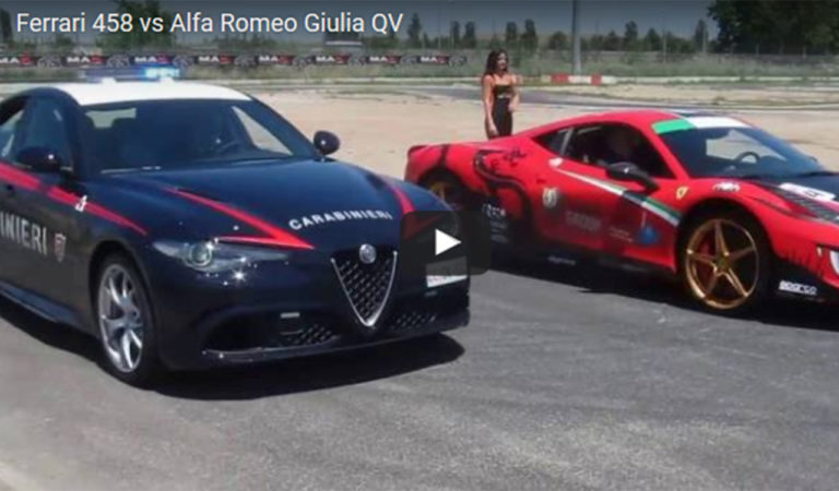 Inseguimento alfa romeo