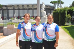 LE OLIMPICHE CLAUDIA MANDIA, LUCILLA BOARI E GUENDALINA SARTORI