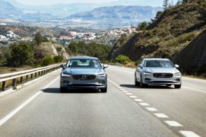 New Volvo S90 & V90 location driving