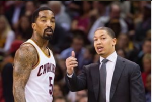 J.R. Smith e Tyronn Lue