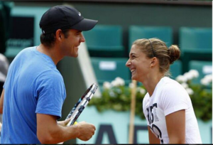 Saram Errani e coach lozano