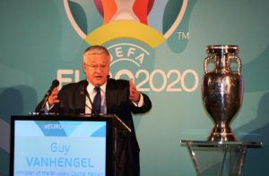 BELGIUM BRUSSELS UEFA EURO2020 HOST CITY LOGO LAUNCH