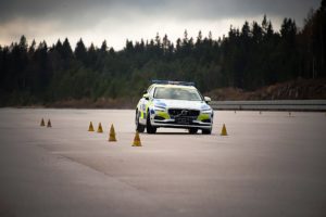 Volvo V90 som polisbil får högsta betyget hittills