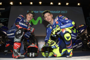 Valentino Rossi Maverick Vinales presentazione Yamaha
