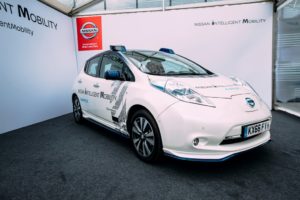 Nissan's autonomous drive demonstration event – London