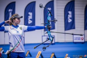 L'iridata Irene Franchini in azione