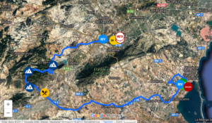 percorso vuelta a murcia
