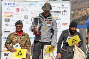 podio maschile dello Slalom Gigante