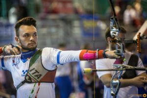 David Pasqualucci campione europeo indoor arco olimpico