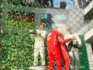 vettel hamilton bottas podio gp australia