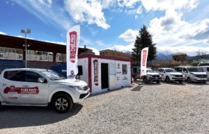 Amatrice. Fiat Pro consegna le chiavi di una miniflotta al Sindaco di Amatrice