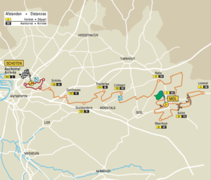 Scheldeprijs percorso