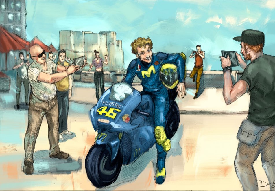 quadro valentino rossi
