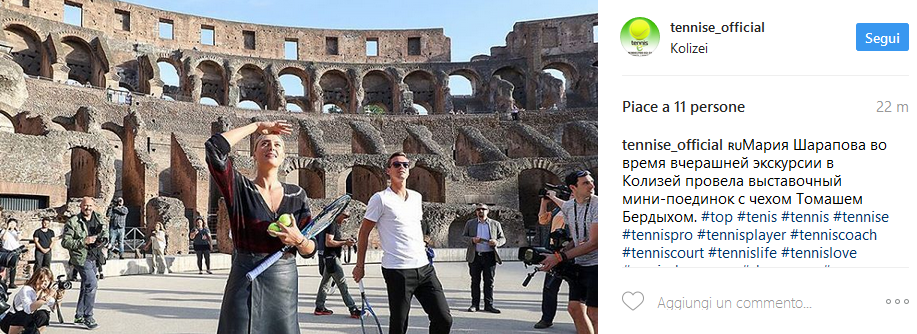 Sharapova Colosseo