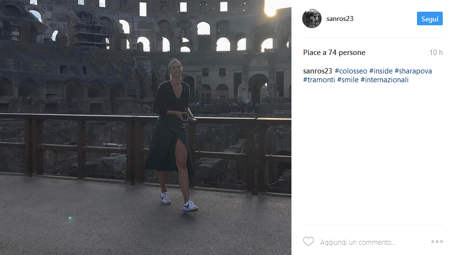 Sharapova Colosseo