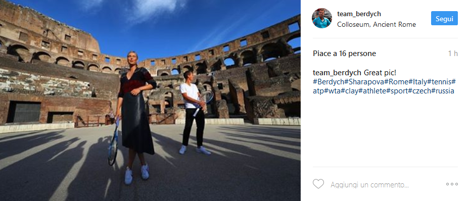 Sharapova Colosseo