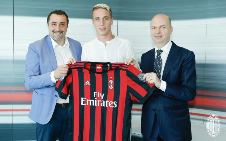 Mirabell, Conti e Fassone - Twitter @acmilan