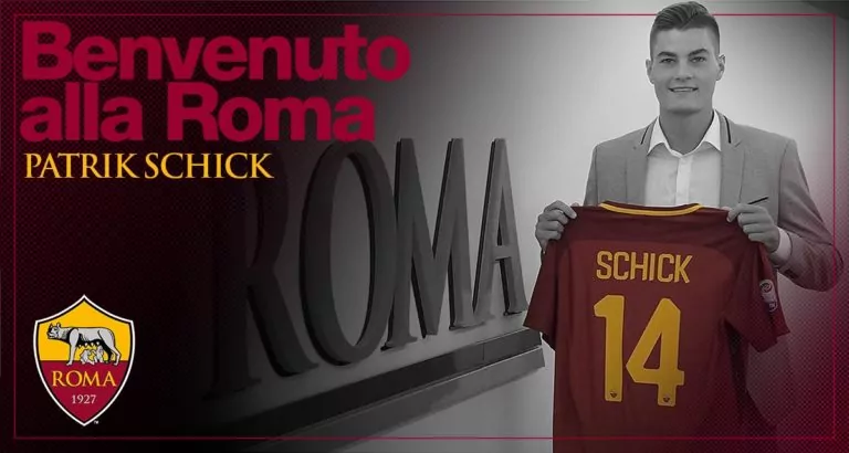 Schick, ph twitter Roma