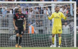 Bonucci e Donnarumma, Milan