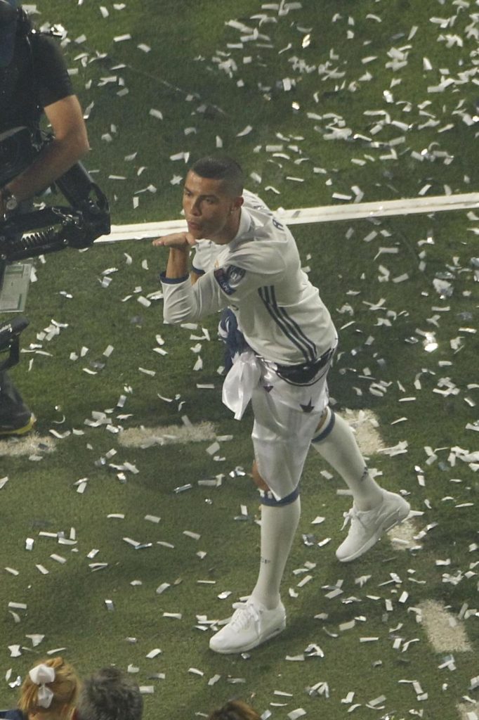 Cristiano Ronaldo e il figlio