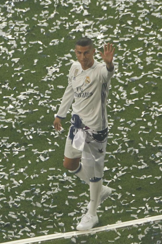 Cristiano Ronaldo e il figlio