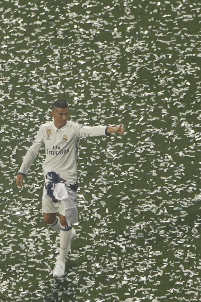 Cristiano Ronaldo e il figlio