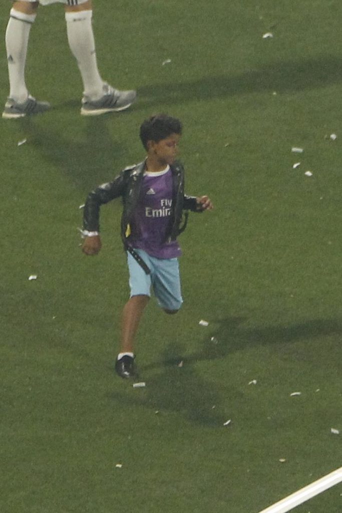 Cristiano Ronaldo e il figlio