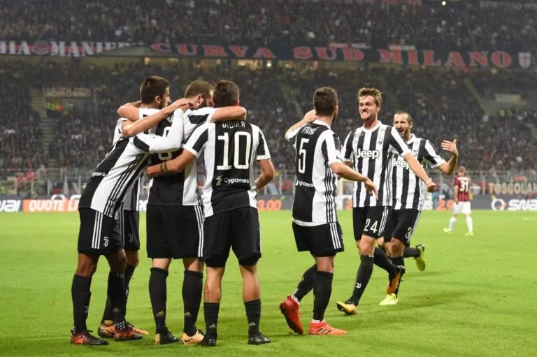 Esultanza Juventus
