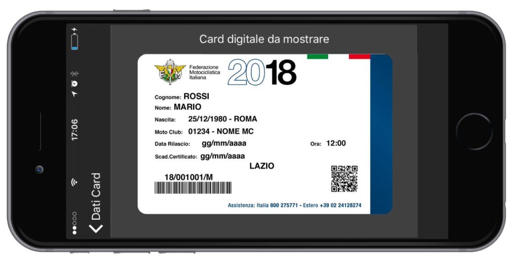 FIM Tessera digitale