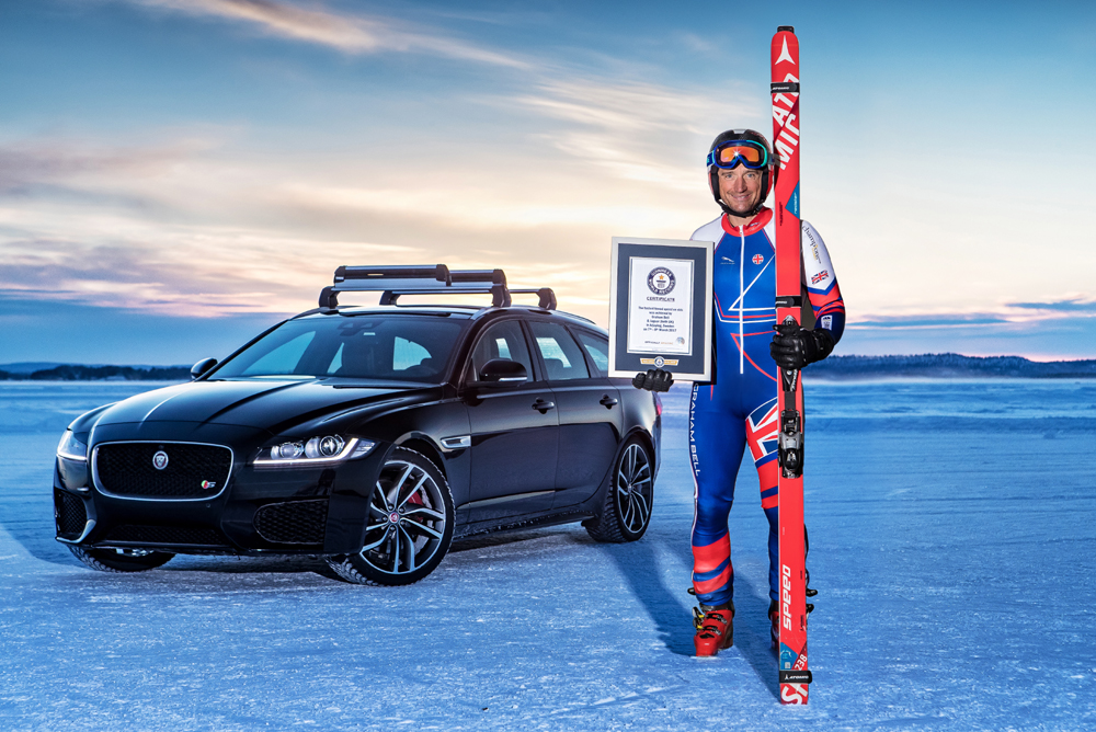 Jaguar XF Sportbrake Guinness World Record
