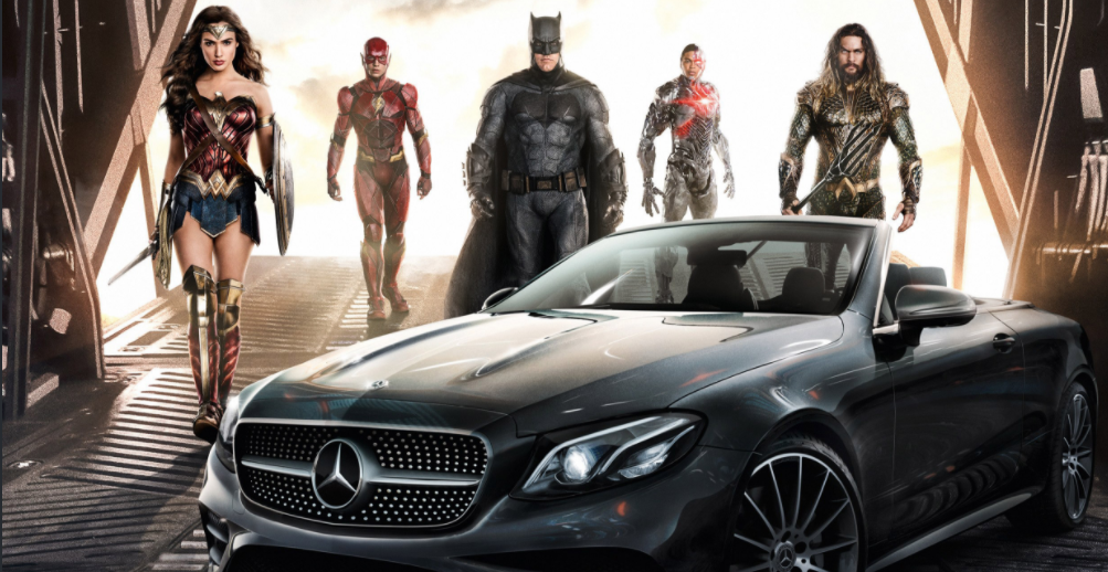 Mercedes Benz e justice league