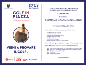 Golf in Piazza a Firenze - Programma