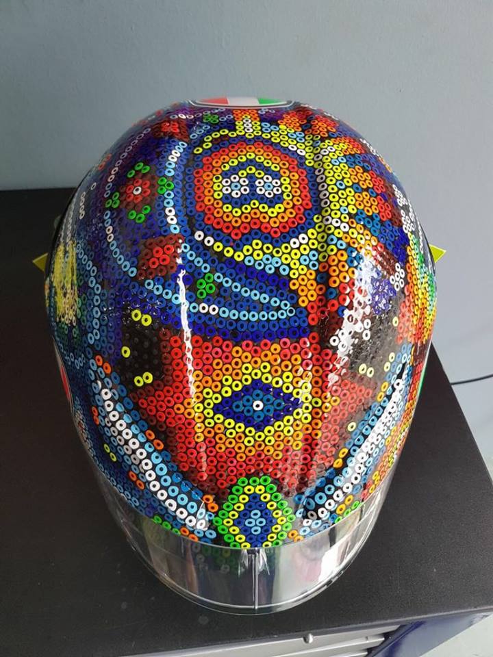 Casco Valentino Rossi Test