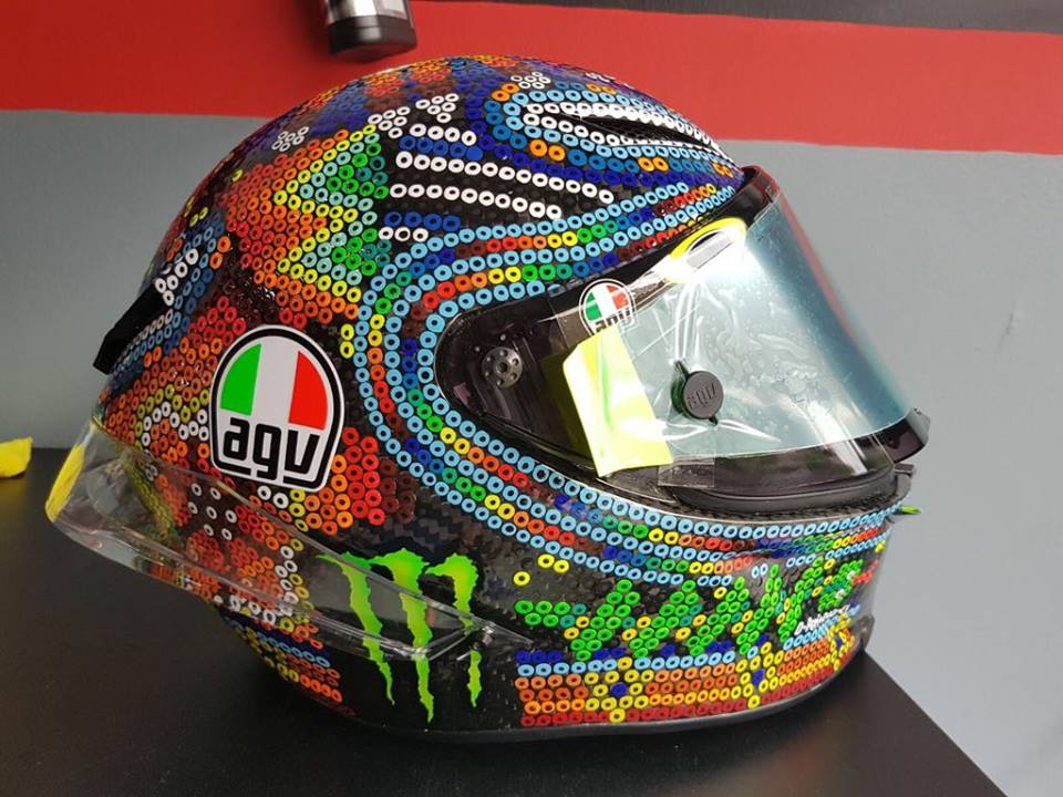 Casco Valentino Rossi Test