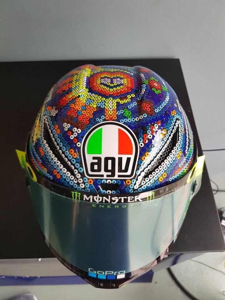 Casco Valentino Rossi Test