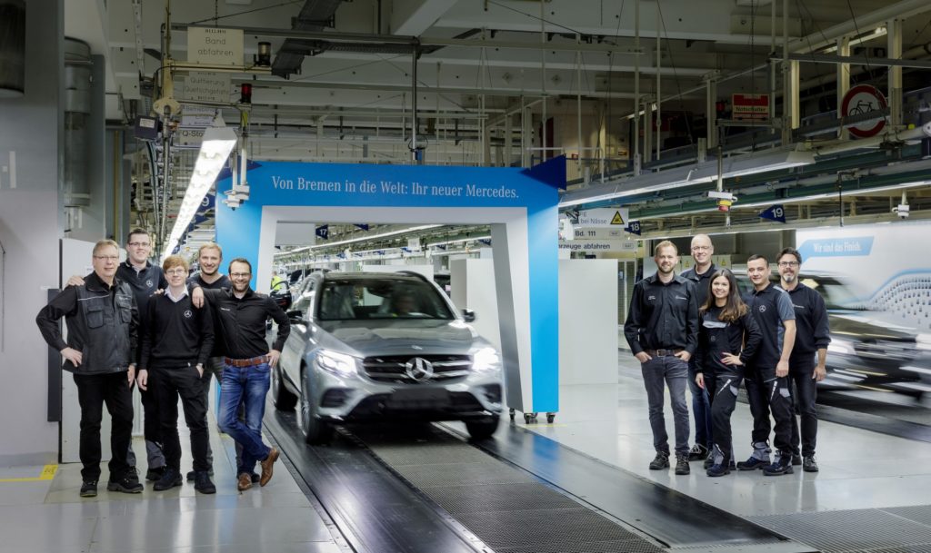 mercedes stabilimento brema