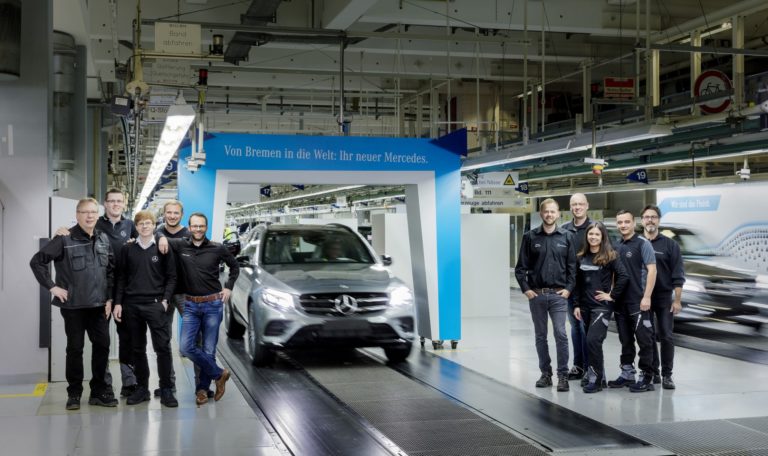 mercedes stabilimento brema